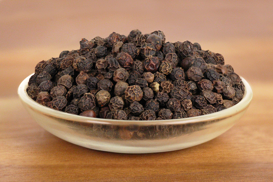 Black peppercorns