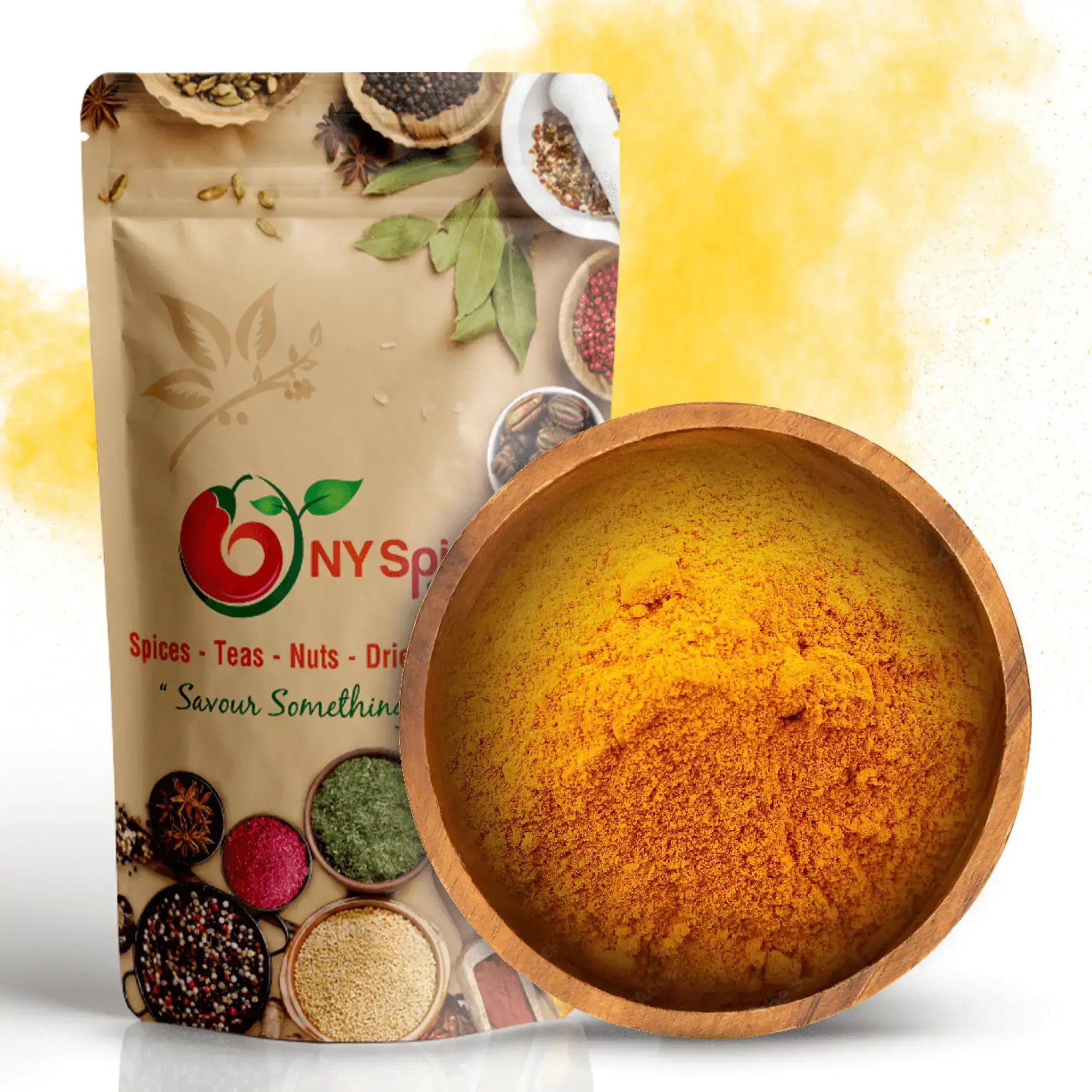 Fresh ground turmeric powder
